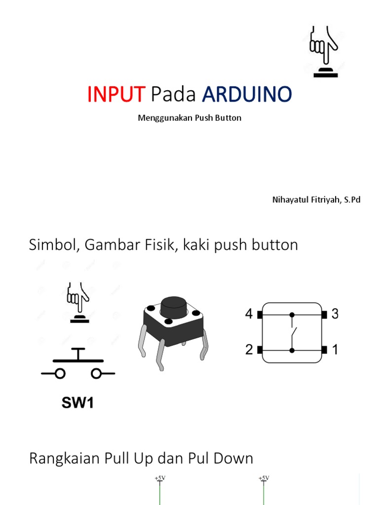 Rangkaian Push Button pada Arduino | PDF | Teknologi & Rekayasa
