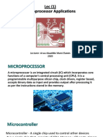 Microprocessor and Microcontroller Applications