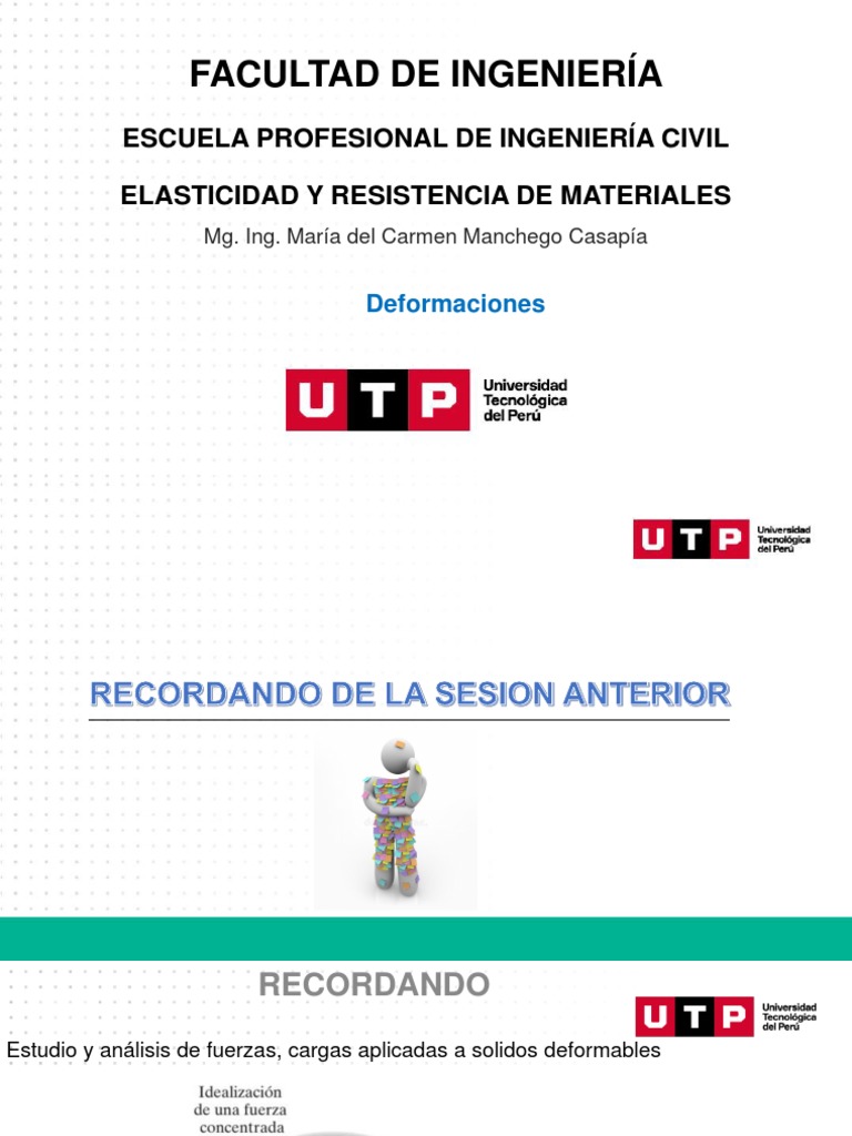 Deformaciones en Resistencia de Materiales | PDF | Resistencia de ...
