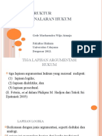Struktur Penalaran Hukum: Gede Marhaendra Wija Atmaja Fakultas Hukum Universitas Udayana Denpasar 2012