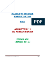 Accounting Dr. Ashraf Lecture 01 PDF