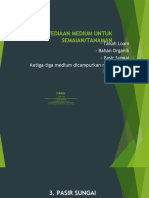 Penyediaan Medium Untuk Semaian