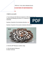 Section 1: The Nature of Mathematics: Homework # 1