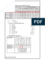 Perencanaan Dimensi Kolom dan Base Plate