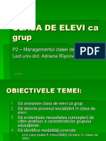 T2 CLASA DE ELEVI - Grup Educaţional