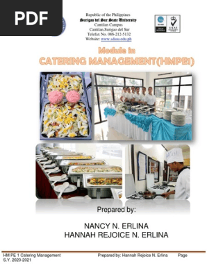 Final Module in Catering