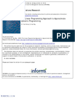 Defarias - VanRoy - The Linear Programming Approach To Approximate Dynamic Programming - 2003