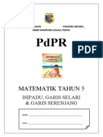 Matematik Tahun 5 Isipadu, Garis Selari & Garis Serenjjang