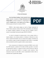 Pregunta No Parlamento Galego Sobre "POSICIÓN DO GOBERNO GALEGO DA SITUACIÓN DA EMPRESA EMESA."