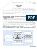 Evaluare CL - VIII A