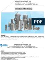 Program - 15 Round 30inchs Stainless Steel Filter Housing