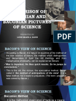 Comparison of Popperian and Baconian Pictures of Science: Love Grace A. Davin