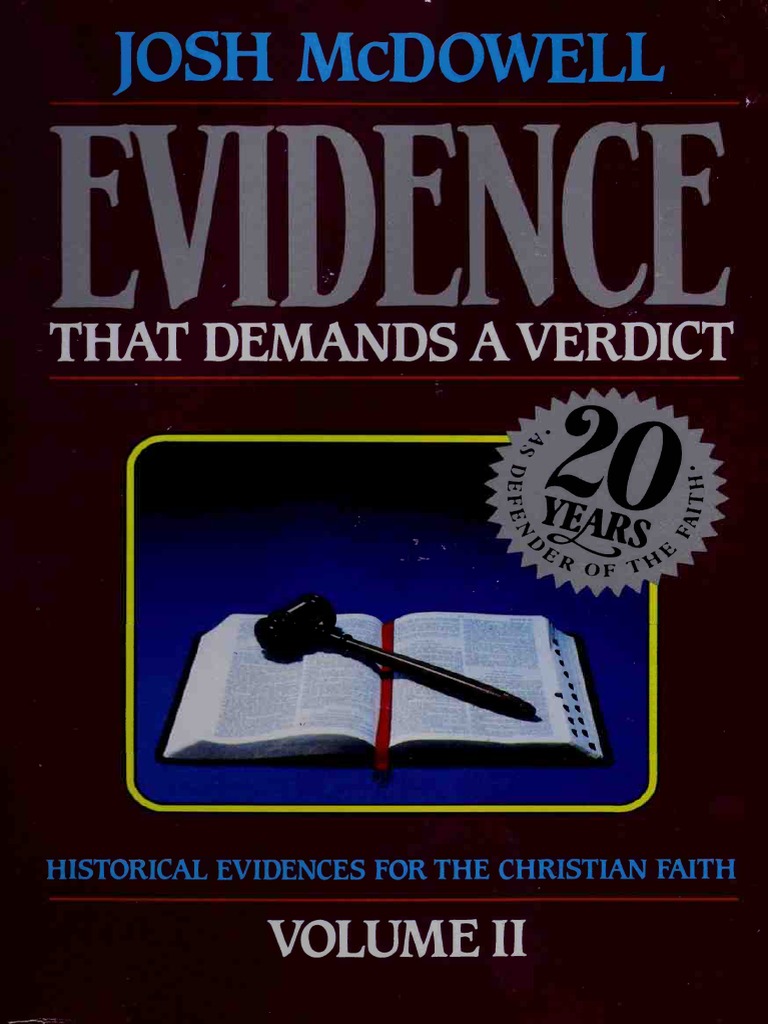Evidence That Demands A Verdict Pdf Jesus Bible