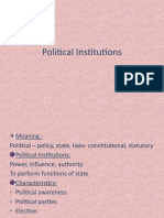 Political Institutions Explained