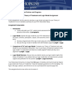 Evaluation of Educational Policies and Programs Integrative Narrative of Theory of Treatment and Logic Model Assignment