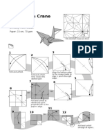 Indonesian Crane: Design: William Gozali Date: 2020-10-28 Di Culty: Intermediate Paper: 15 CM, 70 GSM