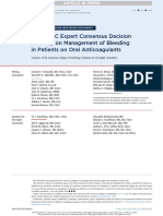 2020 ACC Expert Consensus Decision Pathway On Management of Bleeding in Patients On Oral Anticoagulants PDF