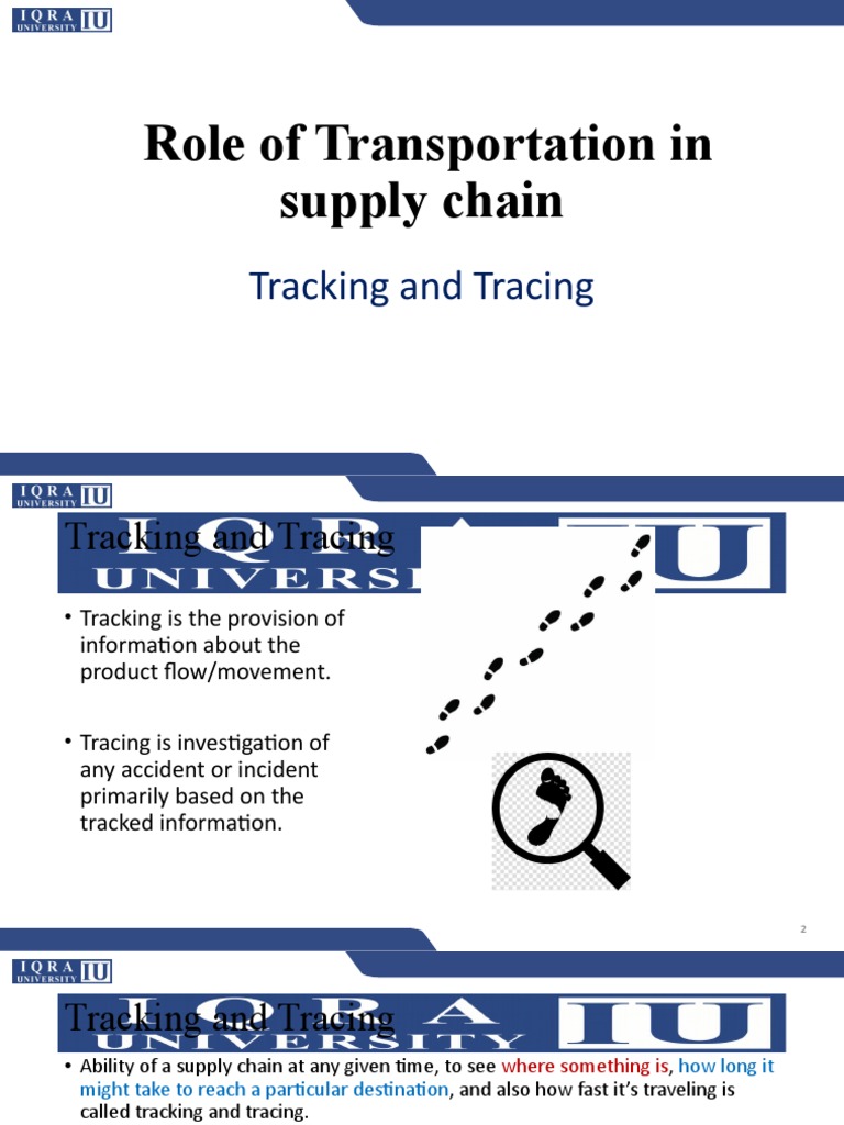 3.6 - Tracking and Tracing | PDF