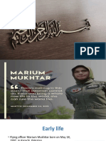 Marium Mukhtiar: First female PAF pilot who embraced shahadat