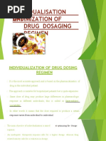 Individualisation of Dose