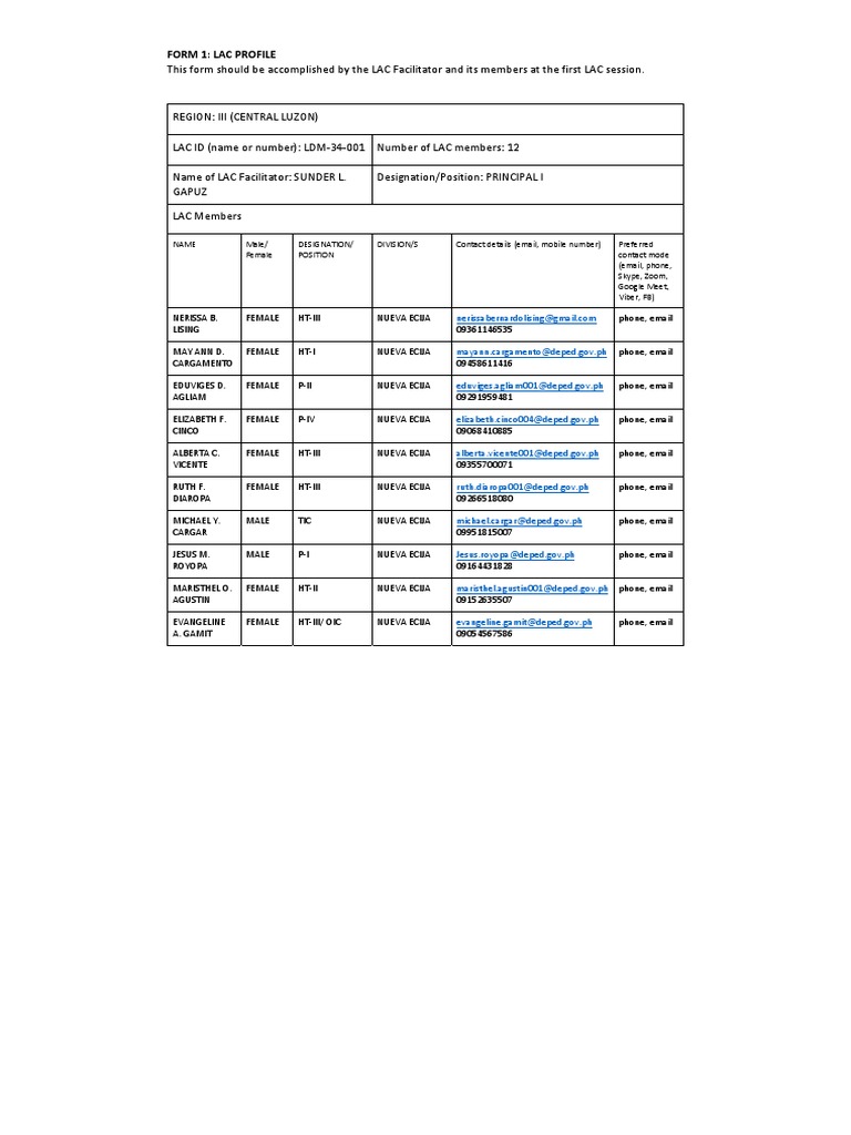 Lac Forms1-3 | PDF | Online Services | Web 2.0