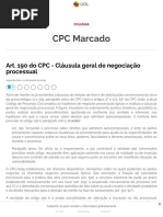 Art. 190 do CPC - Cláusula geral de negociação processual - Migalhas