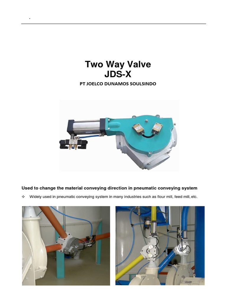 Two Way Valve Specifications for Pneumatic Systems | PDF | Valve | Gas ...