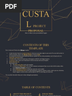 Custal Project Proposal by Slidesgo