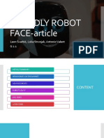 Friendly Robot FACE-article: Leon Švarbić, Luka Strunjak, Antonio Valent G 2.1