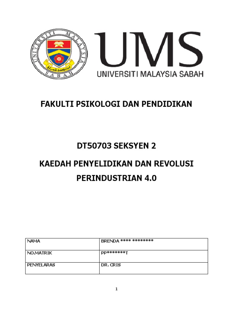Kaedah Penyelididkan Dan Revolusi Industri 4 0 Pdf