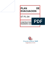 Plan de evacuacion