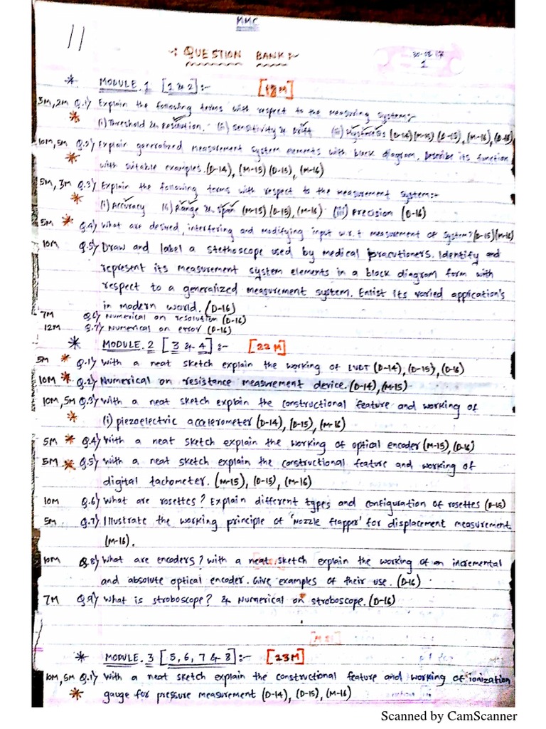 MMC Question Bank PDF