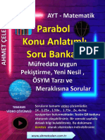 Parabol Konu Anlatımlı Soru Bankası - Ahmet ÇELEN