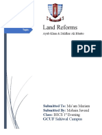 Land Reform Assignment