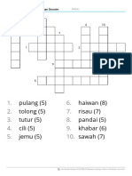 Bahasa Melayu Tahun 4 Latihan Sinonim Silang Kata