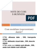 Curs - Ebusiness Prezentare XML