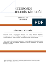 Heterojen Tepki̇meleri̇n Ki̇neti̇ği̇