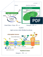 Life Sustaining processes & phenomena  Chap v.1 Photosynthesis  - Biochemistry  - English