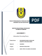 Information-Processing Theory - MED 7013 .pdf