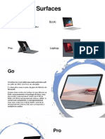 Microsoft Surface Versões