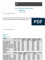 Pharmacy Industry Award Ma000012 Pay Guide