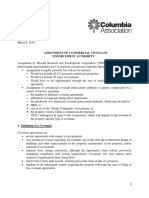 Assignment of Commercial Covenant Enforcement.pdf