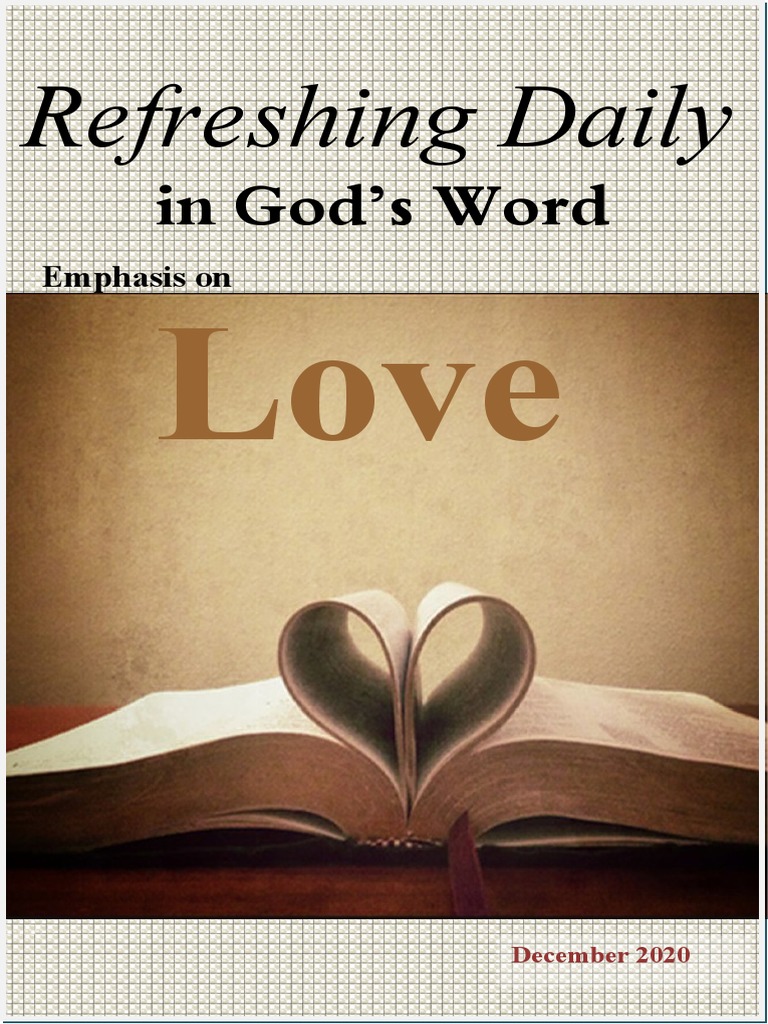 Daily Devotions on Love | PDF | Biblical Inerrancy | Jesus