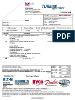Cotizacion 00019-0003446 Filtro Hidraulico Alta Presion y Elementos Stauff MAINCASA