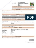 Resume of SINGULURI MANIKANTA PDF