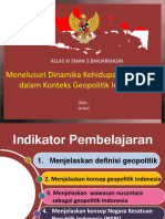 Menelusuri Dinamika Kehidupan Bernegara Dalam Konteks Geopolitik