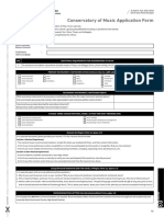 Music - Application Form 2021 - 2022