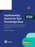 Implementing Search For Your Knowledge Base: Reading Time: 20 Minutes
