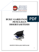 Buku Panduan Penulisan Tesis PDF