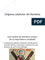 Originea Catolicilor Din România